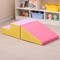 Costway Step and Slide Climber for Infants and Toddlers Baby Soft Foam Structure Blocks Yellow/Blue/Pink/Purple